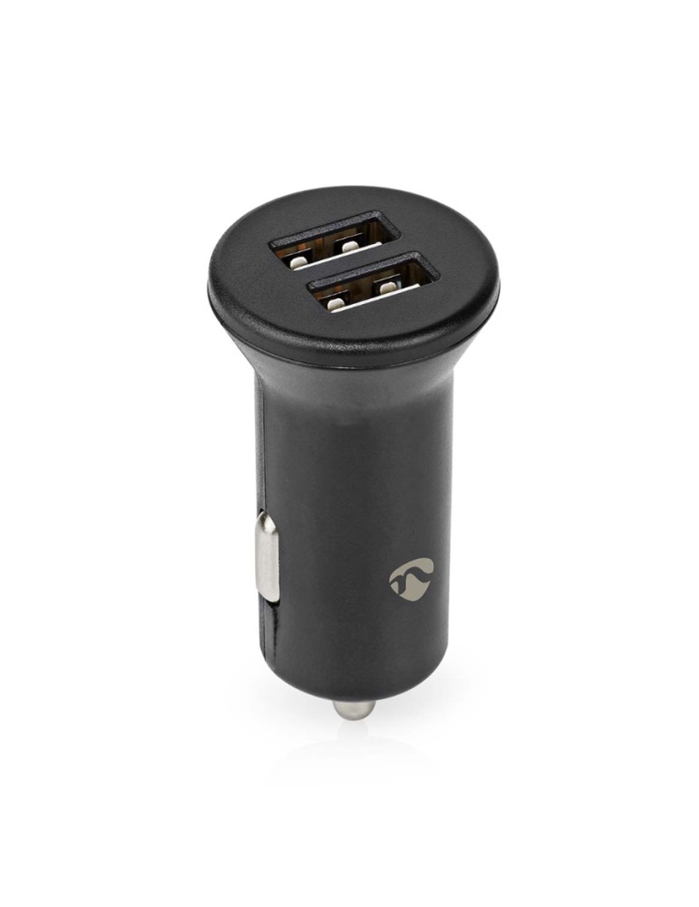 Nedis Auto-Ladegerät 24 W 2x 2.4 A - Anzahl der Ausgänge: 2, Port Type: 2x USB-A, Single Voltage Output