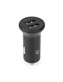 Nedis Auto-Ladegerät 24 W 2x 2.4 A - Anzahl der Ausgänge: 2, Port Type: 2x USB-A, Single Voltage Output