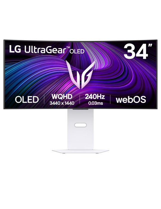 LG 34GX90SA-W.AEU OLED Gaming - 240Hz, 0,03ms(GtG) NVIDIA® G-SYNC® Compatible/AMD FreeSync™ Premium/VESA Certified AdaptiveSync
