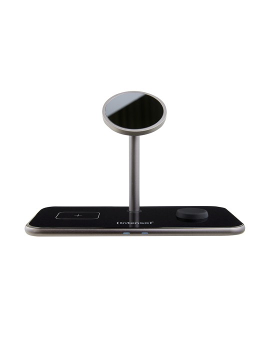 Intenso 3in1 Magnetic Wireless Charger MB13 - Induktive 3in1 Ladestation, Schwarz