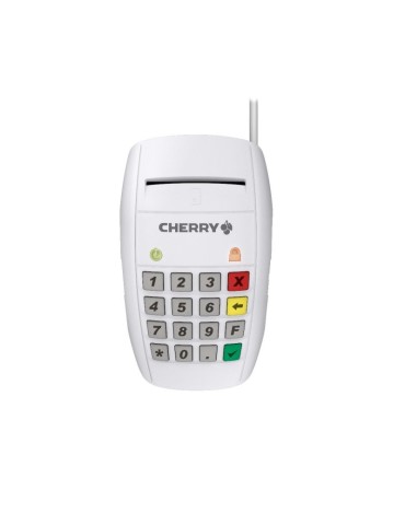 CHERRY Smart Terminal Chipkarten-Leser ST-2100 Geeignet für elektronische Signaturen, Sichere PIN-Eingabe (Klasse-2-Leser)