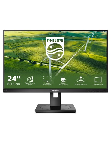 Philips 242B1G Office Monitor - IPS, Höhenverstellung, USB-Hub