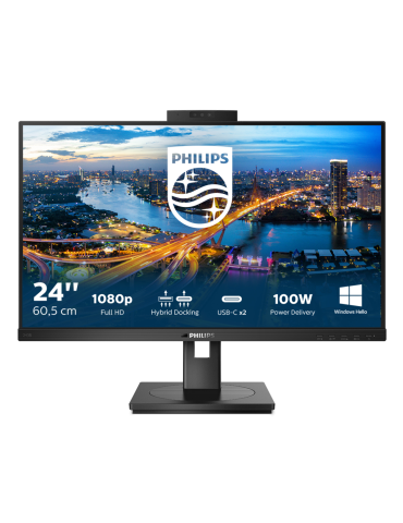 Philips 243B1JH Office Monitor - Höhenverstellung, Webcam, USB-C