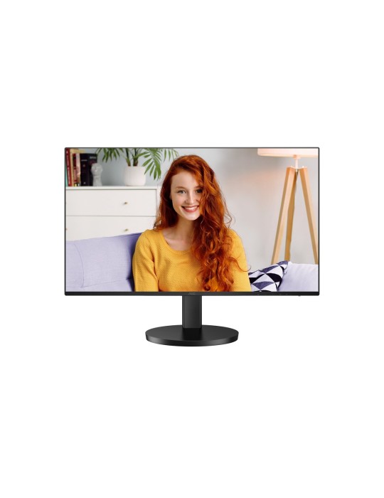 AOC Q27B3CF2 27 Zoll QHD Monitor, Lautsprecher, höhenverstellbar (2560x1440, 100Hz, HDMI 1.4, USB-C (65W PD), USB Hub) schwarz
