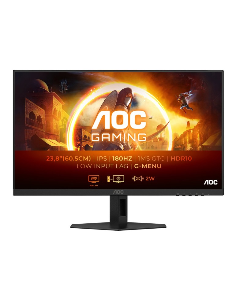 AOC Gaming 24G4XE 24 Zoll FHD Monitor, 180 Hz, 1 ms, FreeSync Prem., G-Sync comp., HDR10 (1920x1080, HDMI, DisplayPort) schwarz