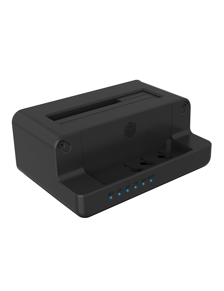 ICY BOX Docking & Klonstation für M.2 NVMe SSD & 2,5''/3,5'' SATA SSD/HDD