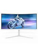 Philips 34M2C5501A/00 - 34 Zoll WQHD Curved Gaming Monitor, 180 Hz, 1 ms, FreeSync Premium, Ambiglow (3440x1440, 2x HDMI 2.0)