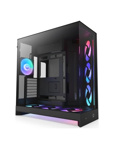 NZXT H9 FLOW RGB+ (2025) schwarz | PC-Gehäuse
