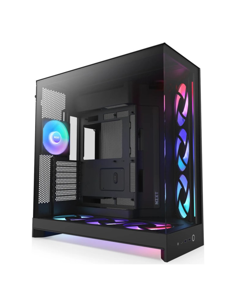 NZXT H9 FLOW RGB+ (2025) schwarz | PC-Gehäuse