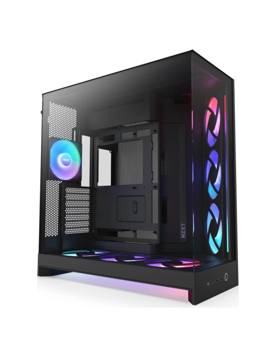 NZXT H9 FLOW RGB+ (2025) schwarz | PC-Gehäuse