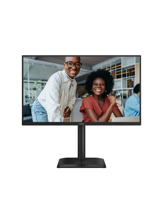 AOC 24E4CV 24 Zoll Full HD Monitor, höhenverstellbar, 120 Hz, schwarz