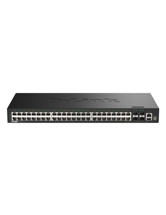 D-Link DGS-1530-52 Smart Managed Switch 48x Gigabit Ethernet, 4x 10G SFP+, 1x USB 2.0, 1x Konsolen-Port