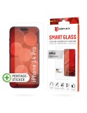 DISPLEX Smart Glass (9H) für Apple iPhone 14 Pro, Montagesticker, unzerbrechlich, ultra-dünn, unsichtbar