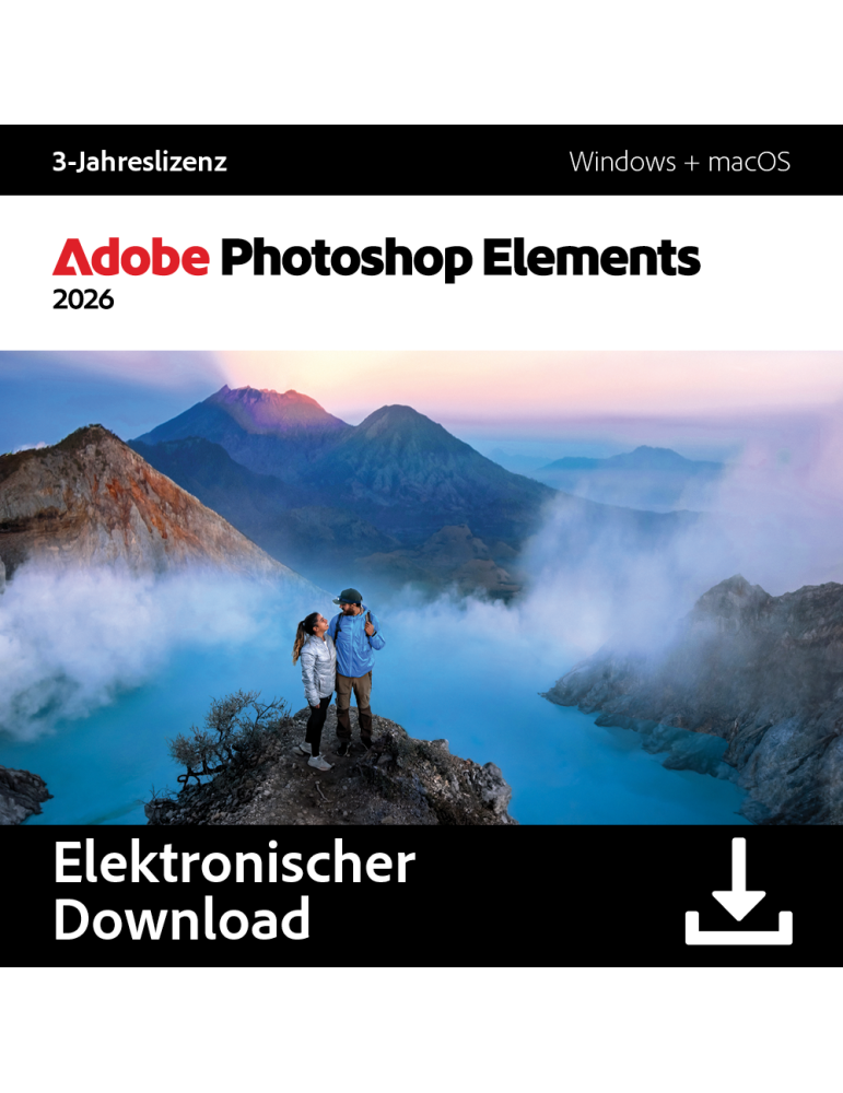 Adobe Photoshop Elements 2026 | 3 Jahre