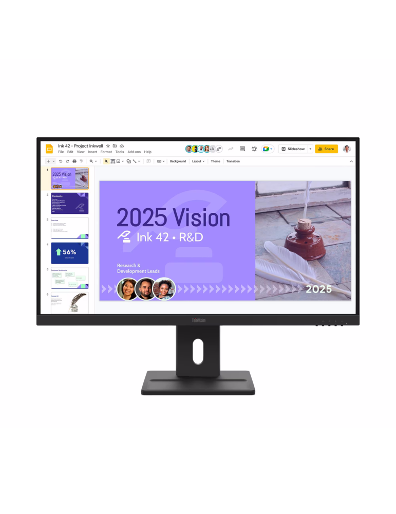 Lenovo ThinkVision E27Q-40 Business Monitor - QHD, 100Hz ENERGY Star Certified, TCO 10, TCO Edge 2.1, EPEAT™ Gold