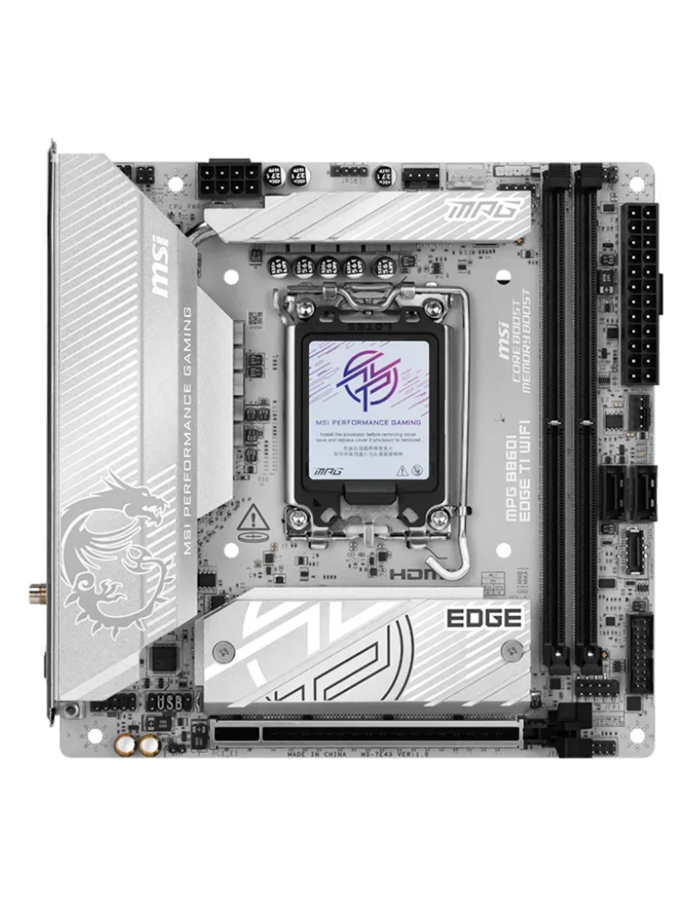 MSI MPG B860I Edge Ti WIFI Mainboard