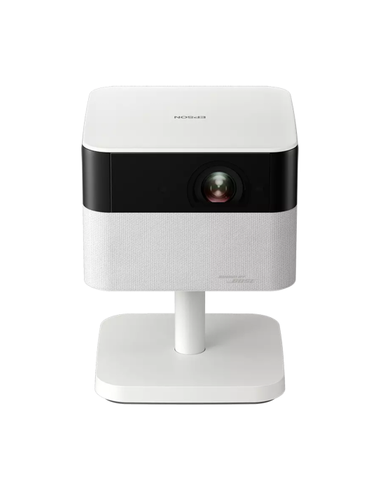 Epson Lifestudio Flex - EF-71 stylisher Smart-Projektor - Diamantweiß, mit Sound by Bose und Google TV