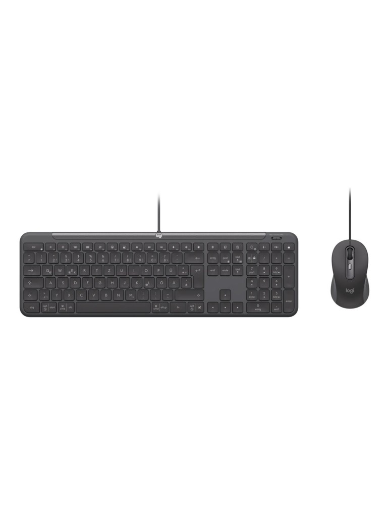 Logitech Signature Slim Wired Combo K620 for Business Kabelgebundene Tastatur und Maus, USB-C-Anschluss