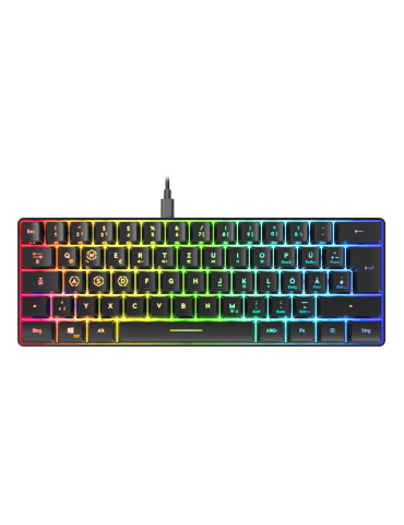Speedlink LETOS RGB 60% Gaming Keyboard, schwarz - DE layout