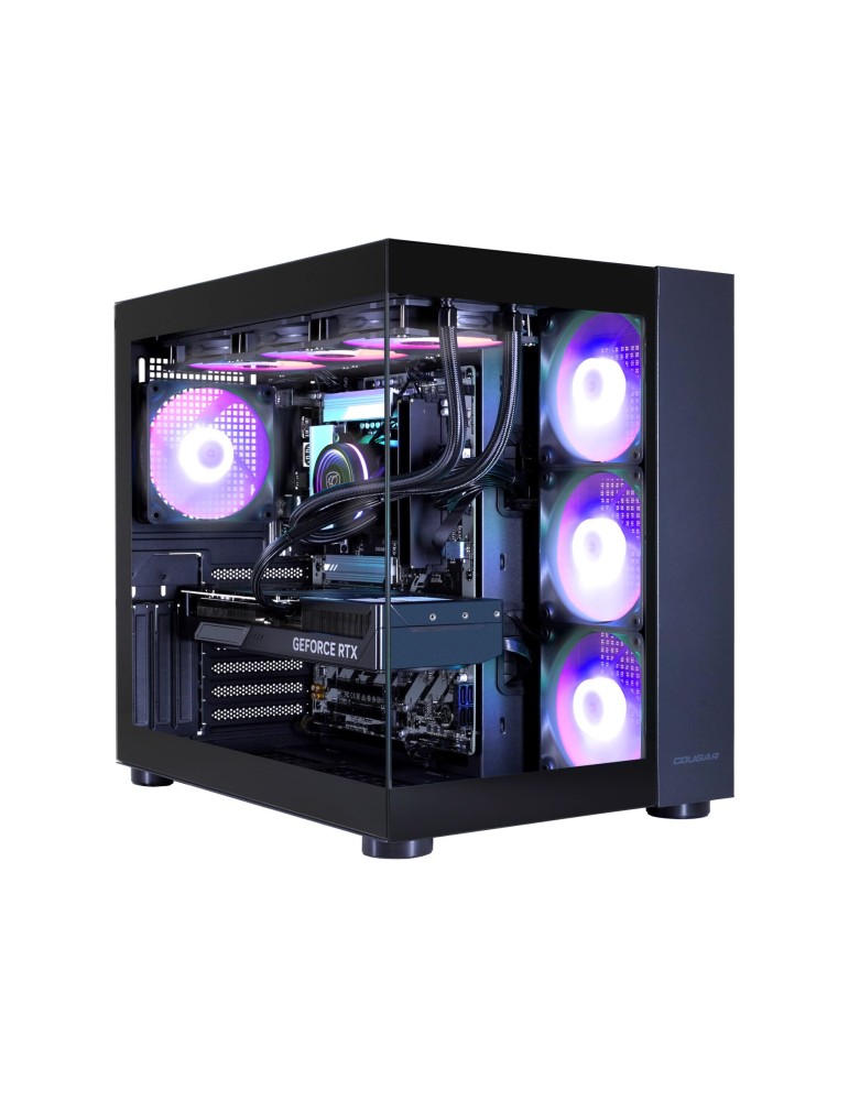 Hyrican Cougar FV150 7776 Gaming PC Intel Core Ultra 7 265KF (Wasserkühlung), 64GB DDR5 RAM, 2TB M.2 SSD, NVIDIA GeForce RTX 507