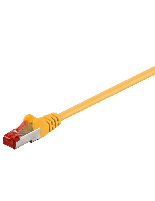Goobay 2m CAT 6 Patchkabel, S/FTP (PiMF), gelb