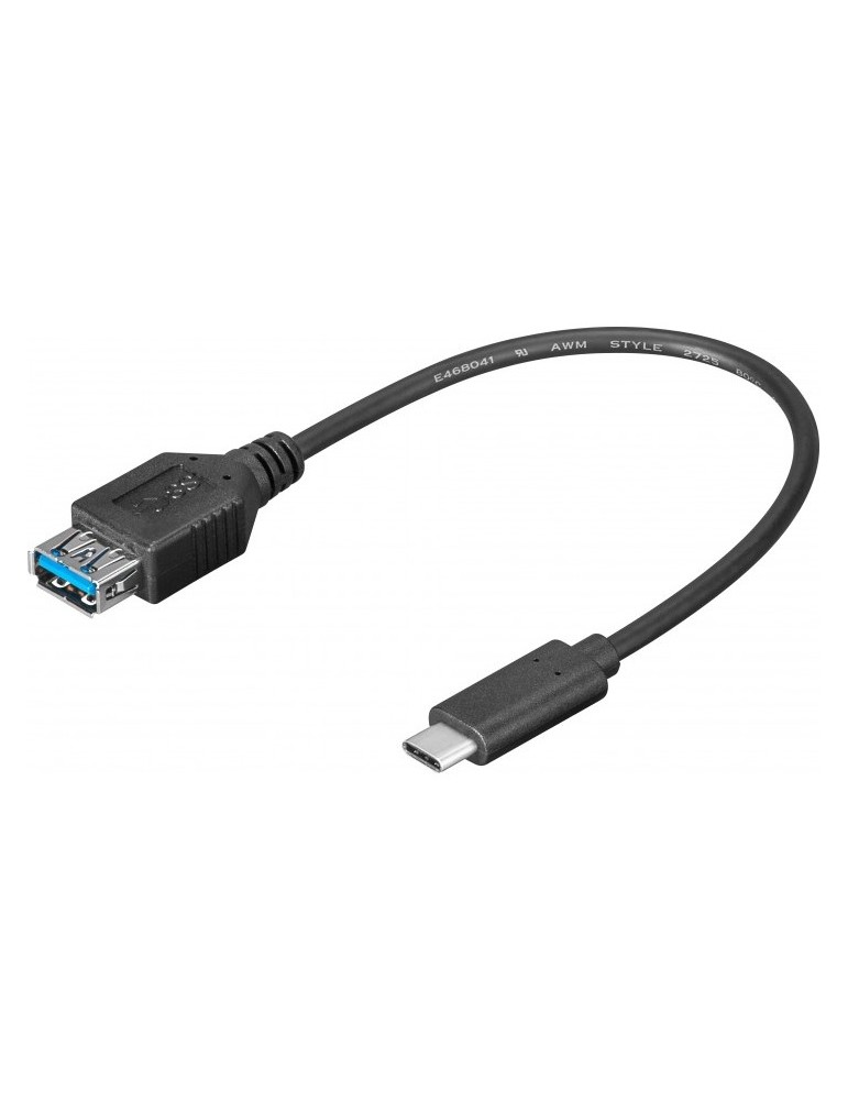Goobay USB 3.0-Hi-Speed Adapter zu Typ-C (OTG) 0,2 m