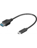Goobay USB 3.0-Hi-Speed Adapter zu Typ-C (OTG) 0,2 m