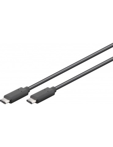 Goobay USB 3.1-Stecker (Typ C)  USB 3.1-Stecker (Typ C) [1m schwarz]