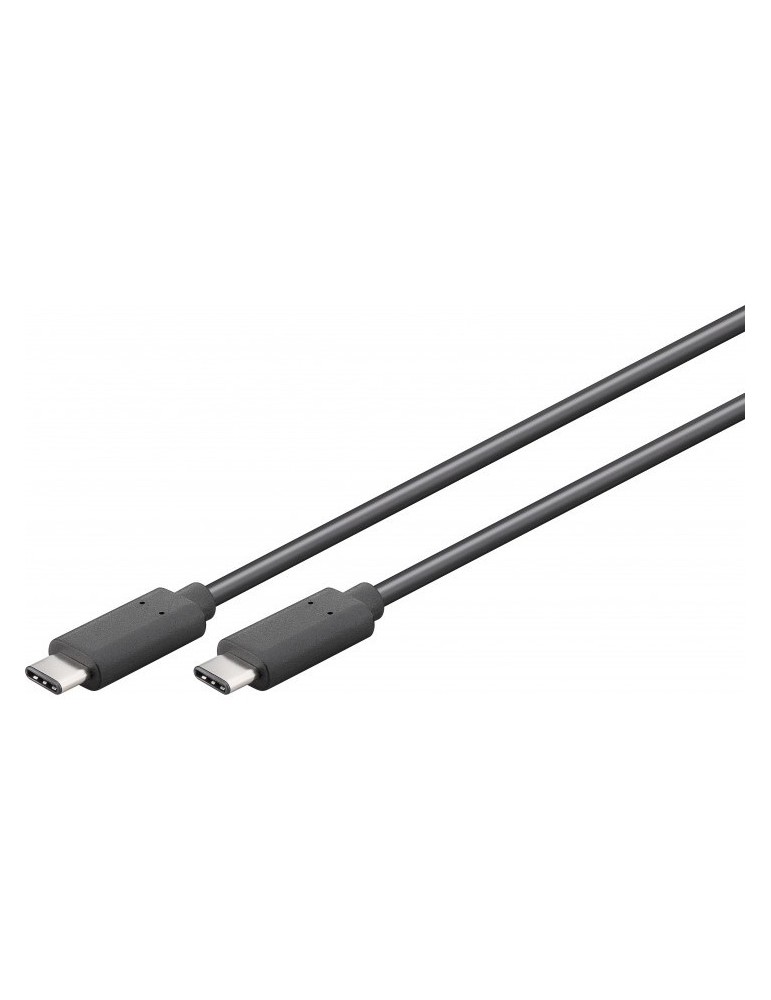 Goobay USB 3.1-Stecker (Typ C)  USB 3.1-Stecker (Typ C) [1m schwarz]
