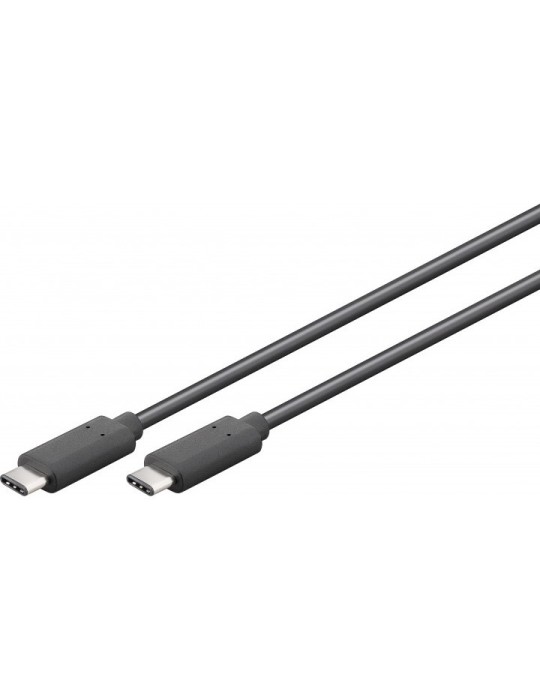 Goobay USB 3.1-Stecker (Typ C)  USB 3.1-Stecker (Typ C) [1m schwarz]