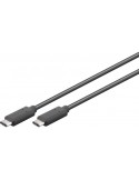 Goobay USB 3.1-Stecker (Typ C)  USB 3.1-Stecker (Typ C) [1m schwarz]