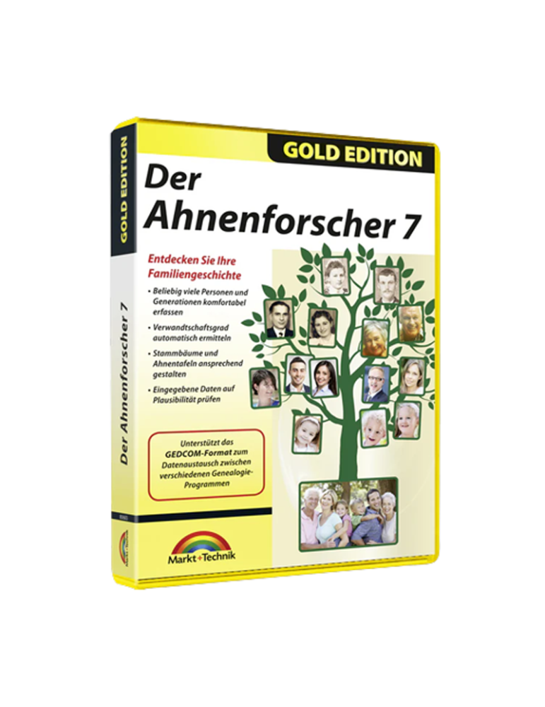 Markt+Technik Ahnenforscher 7 Gold Edition