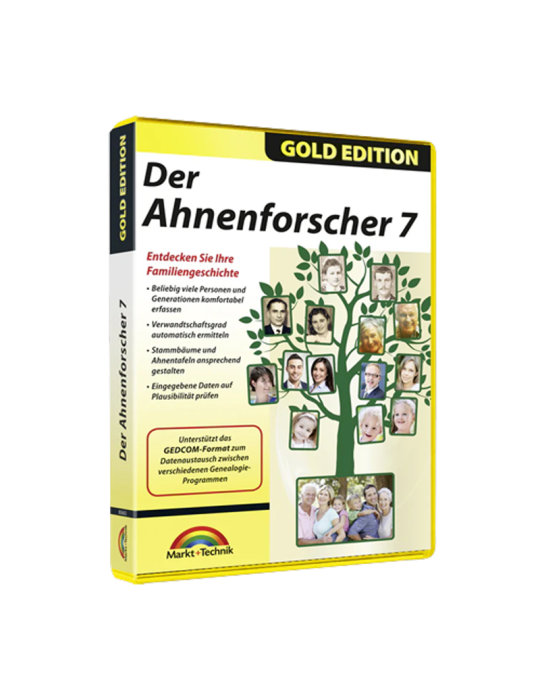 Markt+Technik Ahnenforscher 7 Gold Edition