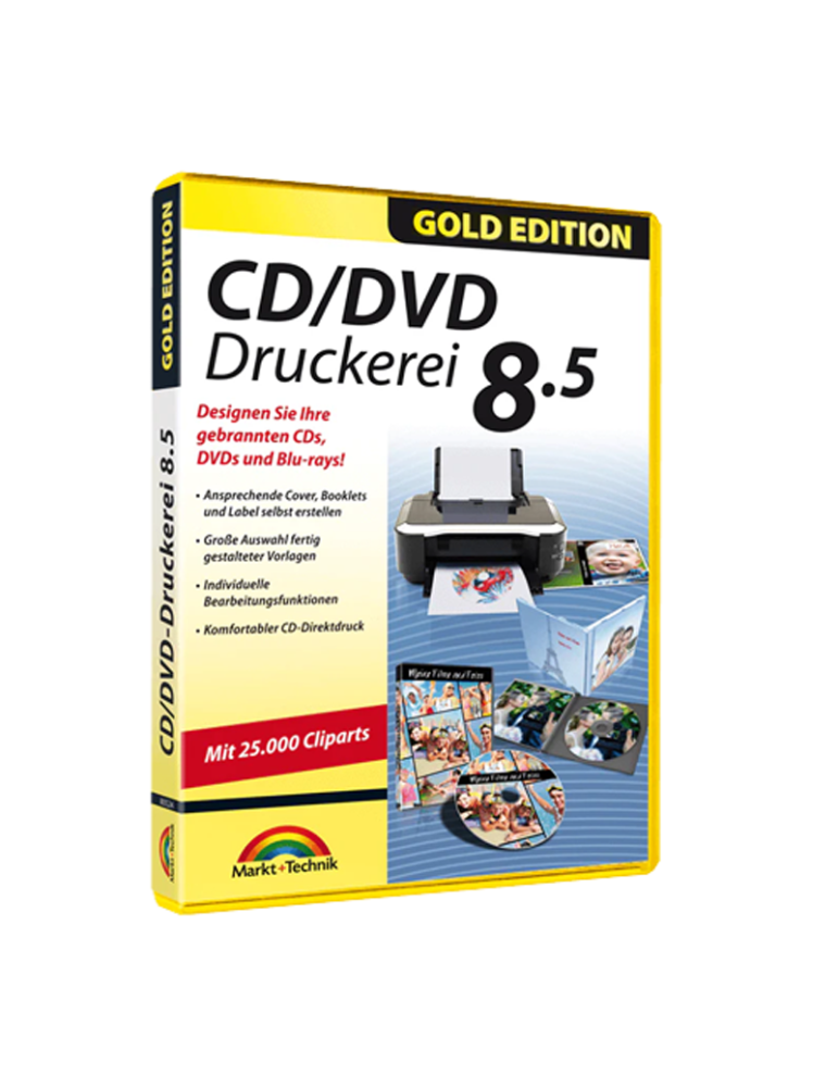 Markt+Technik CD/DVD Druckerei 8.5 Gold Edition