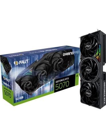 Palit GeForce RTX 5070 GamingPro - 12GB GDDR7, HDMI, 3x DP