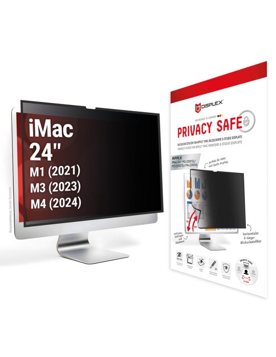 DISPLEX Privacy Blickschutzfolie Safe Apple iMac 24" M1/M3/M4