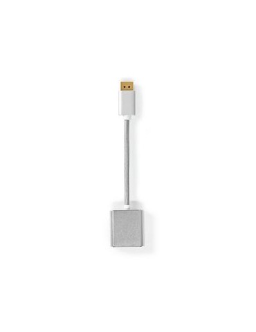 Nedis DisplayPort 0,2 m DVI-Kabel Vergoldet DisplayPort Stecker | DVI-D 24+1-Pin Buchse | 1080p | Vergoldet | 0.20 m | Rund | Ge