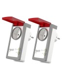 2er Pack FRITZ!DECT 210 Intelligente Steckdose [spritzwassergeschützt (IP44)]