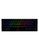 Sharkoon SKILLER SGK50 S4 Gaming Tastatur mit blauen Switches - 60 % Layout, Blaue Hot-Swap Switches, RGB-Beleuchtung, QWERTZ-La