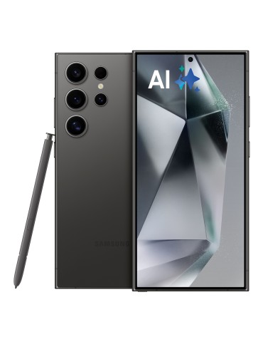 Samsung Galaxy S24 Ultra 256GB Titanium Black 17,25cm (6,8") OLED Display, Android 14, 200MP Quad-Kamera