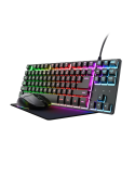 Trust GXT794 3-in-1 Gaming Bundle Bundle bestehend aus Tastatur, Maus und Mauspad