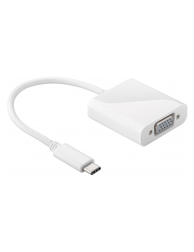 Goobay USB Typ-C (3.1) Adapter [USB Typ-C Stecker  VGA-Buchse]