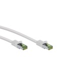 Goobay GHMT-zertifiziertes CAT 8.1 0,5m Patchkabel, S/FTP (PiMF), weiß