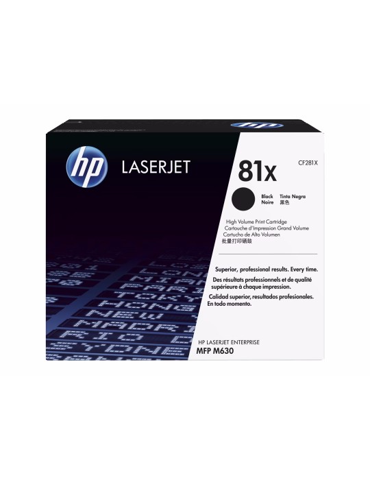 HP 81X (CF281X) Original LaserJet Tonerkartusche Schwarz
