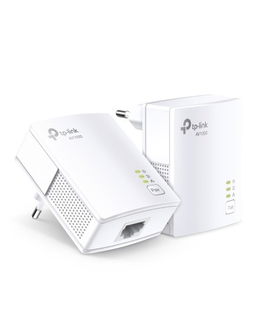 TP-Link AV1000 Gigabit Powerline Set 2 x Adapter, bis zu 1.000 Mbit/s, HomePlug AV2 Standard