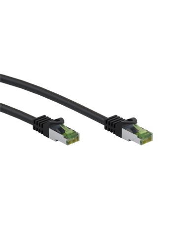 Goobay GHMT-zertifiziertes CAT 8.1 2m Patchkabel, S/FTP (PiMF), schwarz