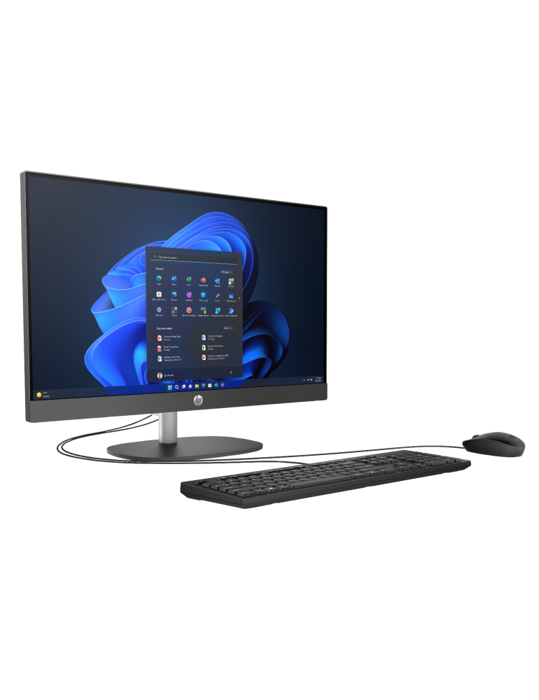 HP All-in-One PC ProOne 245 G10 [60,5cm (23,8") FHD-Display, ADM Ryzen R5 7520U, 16GB RAM, 512GB SSD, Windows 11 Pro]