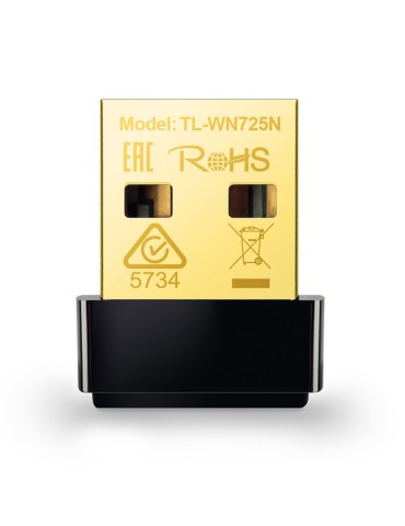 TP-Link TL-WN725N WLAN Adapter N150 Singleband, USB 2.0, Nano-Design