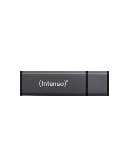 Intenso Alu Line Typ-A 8GB USB-Stick Anthrazit Mit Schutzkappe, bis zu 28 MB/s, USB 2.0