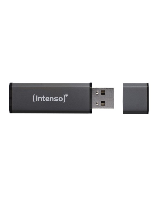 Intenso Alu Line Typ-A 32GB USB-Stick Anthrazit Mit Schutzkappe, bis zu 28 MB/s, USB 2.0
